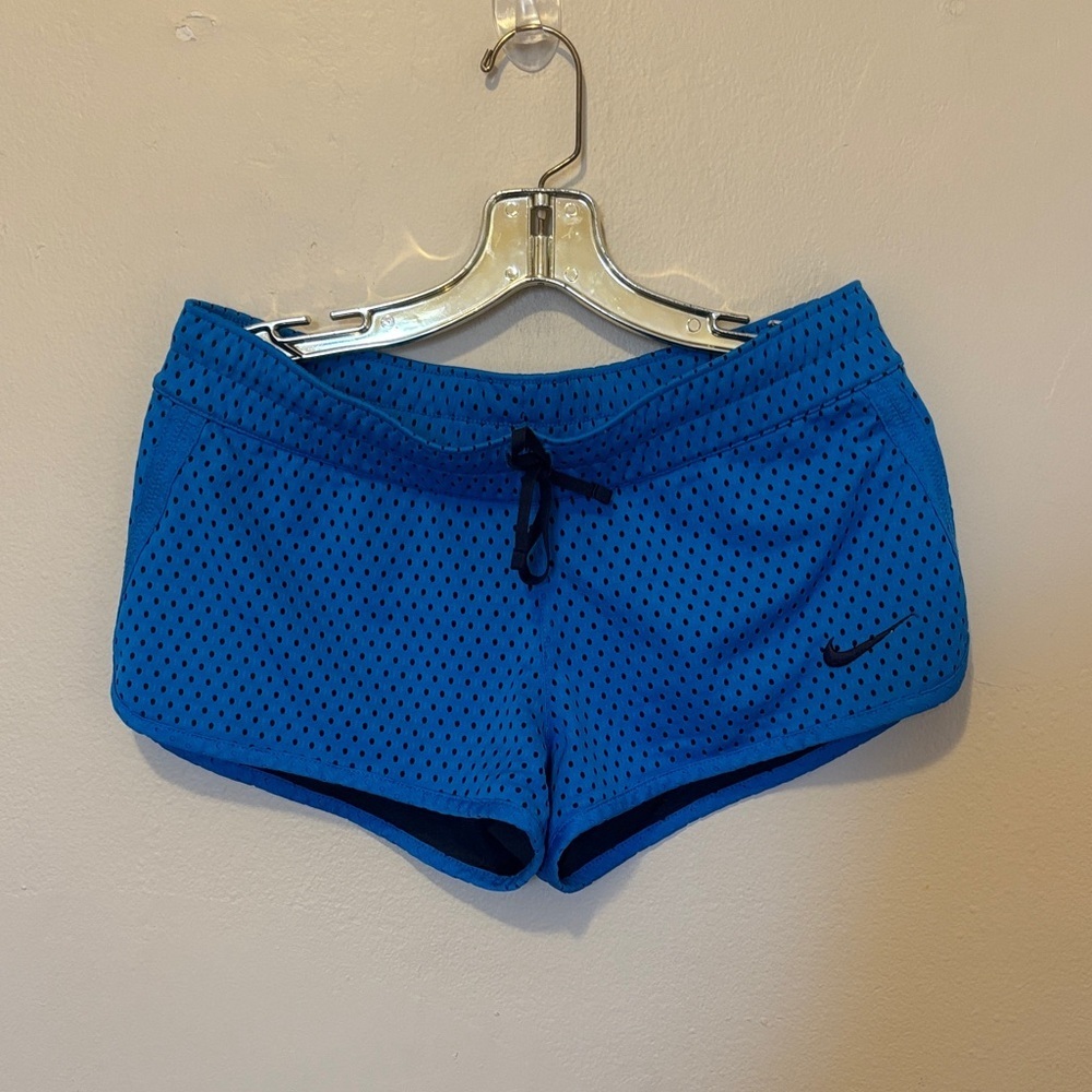 Nike Women's Vibrant Blue Athletic Shorts